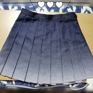 Printed Ombre Gradient Midi Skirt